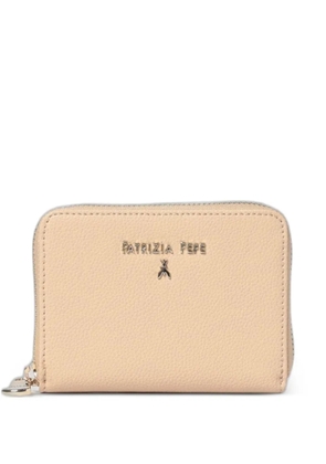Patrizia Pepe grained leather wallet - Neutrals
