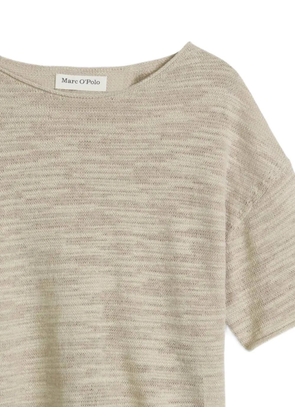 Marc O'Polo short-sleeve knit sweater - Neutrals