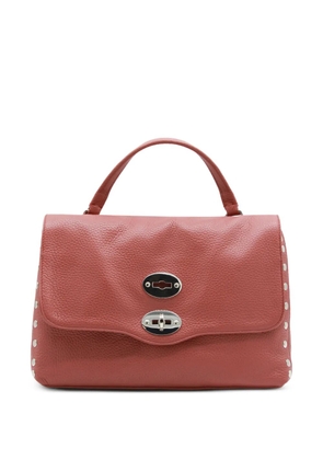 Zanellato Postina studded leather shoulder bag - Red