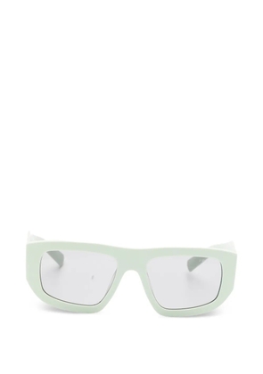 Prada Eyewear geometric-frame sunglasses - Green