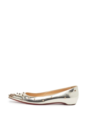 Christian Louboutin Pre-Owned Malabar Hill spiked ballet flats - Gold