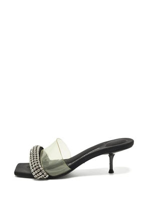 Alexander Wang Jessie crystal-embellished sandals - White