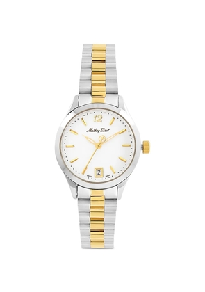 Mathey Tissot Urban 30mm two-tone watch - White