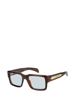 DAVID BECKHAM EYEWEAR rectangle-frame sunglasses - Brown
