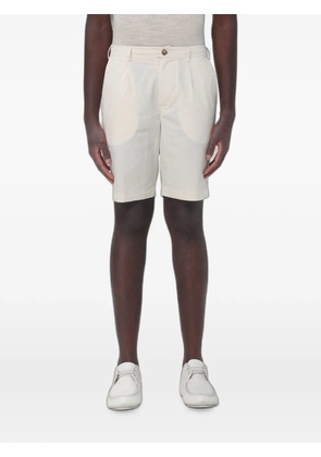 BROOKSFIELD pleated bermuda shorts - Neutrals