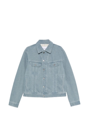 Givenchy logo-patch denim jacket - Blue