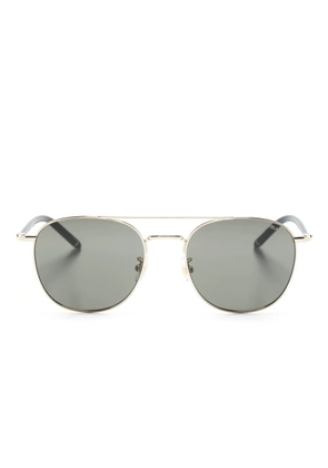 Montblanc tinted round-frame sunglasses - Gold