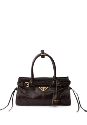 Prada Bonnie leather mini-bag - Brown