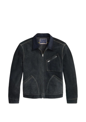 Ralph Lauren RRL zip suede jacket - Blue