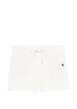 DKNY ribbed drawstring shorts - Neutrals