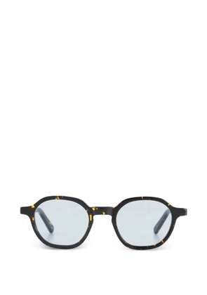 L.G.R Algiers tortoiseshell-effect geometric-frame sunglasses - Black