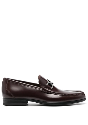 Ferragamo Grandioso Gancini-buckle loafers - Purple