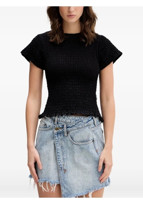 VETEMENTS ruffled T-shirt - Black