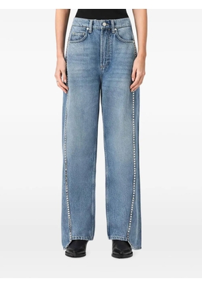 AllSaints Frankie stud-embellished jeans - Blue