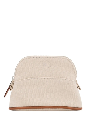 Hermès Pre-Owned 2010-2026 Mini Canvas Bolide pouch - Brown