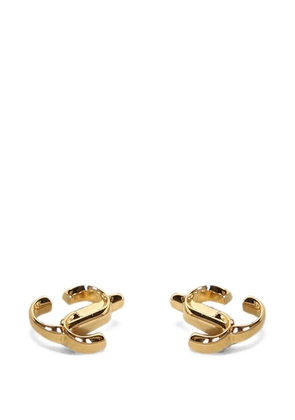 Jimmy Choo JC monogram earrings - Gold