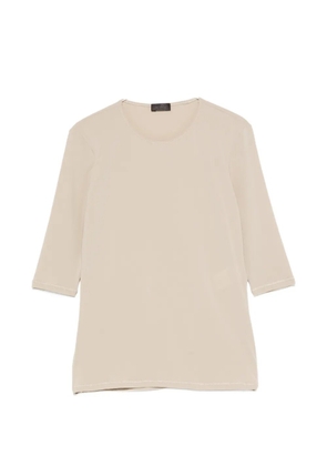 Mugler three-quarter-sleeve T-shirt - Brown