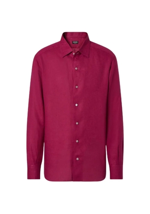 Zegna Oasi linen shirt - Pink
