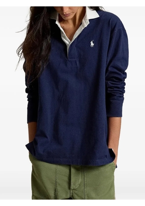 Polo Ralph Lauren logo-embroidered polo shirt - Blue