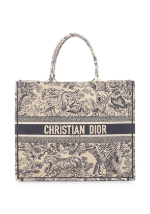 Christian Dior Pre-Owned 2000s Book Tote canvas tote bag - Neutrals