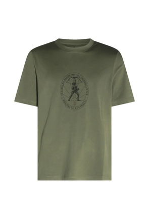 Brunello Cucinelli graphic-print T-shirt - Green