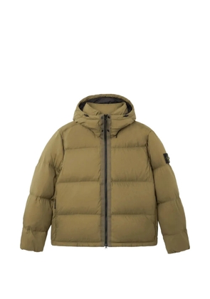 Stone Island hooded padded jacket - Green