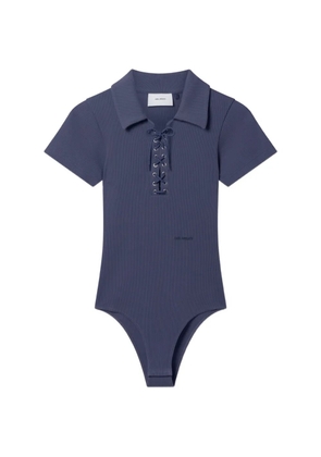 Axel Arigato lace-up ribbed bodysuit - Blue