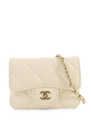 CHANEL Pre-Owned quilted CC turn-lock shoulder bag - Neutrals
