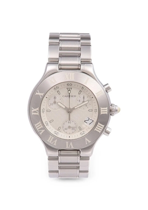 Cartier Must 21 Chronoscaph 38mm watch - White
