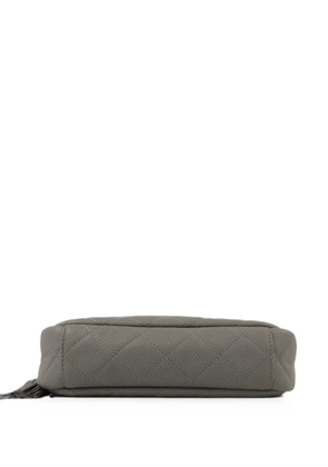 CHANEL Pre-Owned quilted CC tassel shoulder bag - Grey