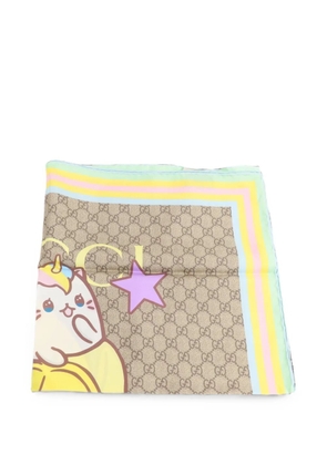 Gucci Pre-Owned x Bananya GG scarf - Neutrals