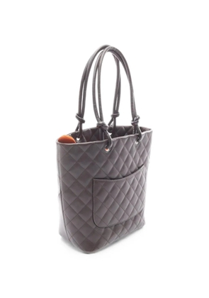 CHANEL Pre-Owned 2005-2006 medium Cambon Line tote bag - Brown