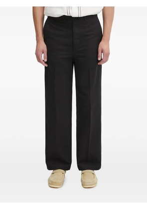 visvim straight-leg trousers - Black