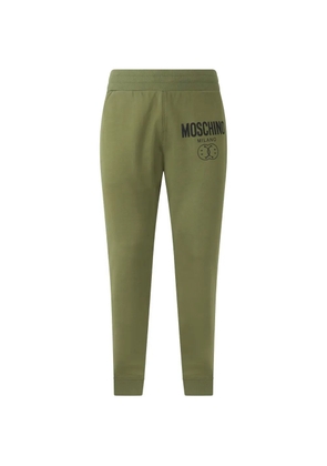 Moschino logo-print track pants - Green