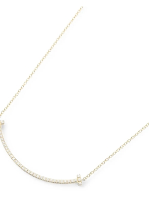 Tiffany & Co. Pre-Owned 2010 T-smile diamond necklace - Gold