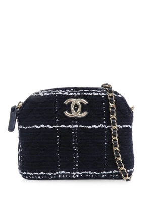CHANEL Pre-Owned interlocking-CC shoulder bag - Black