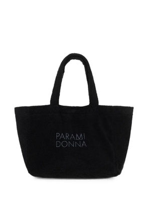 PARAMIDONNA logo-embroidered tote bag - Black