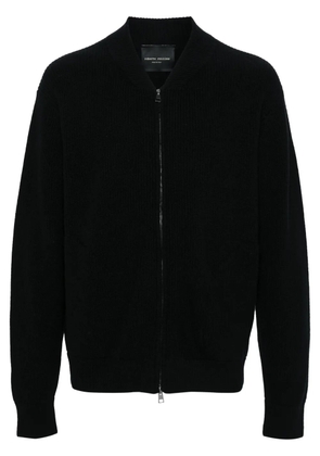 Roberto Collina ribbed cardigan - Black