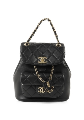 CHANEL Pre-Owned Duma CC turn-lock backpack - Black
