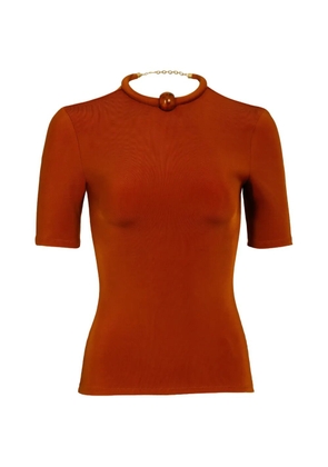 Silvia Tcherassi Varinia short-sleeve T-shirt - Orange