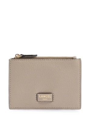 Lancel Ninon grained cardholder - Neutrals