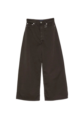 Sportmax S-detail wide-leg jeans - Brown