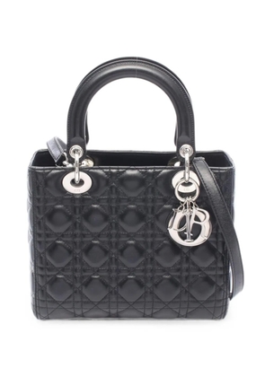 Christian Dior Pre-Owned 2010s Lady Dior Cannage handbag - Black