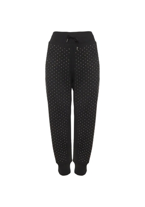 Polo Ralph Lauren Vintage rhinestone-embellished track trousers - Black