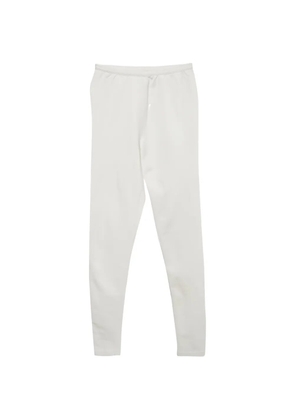 Alaïa Pre-Owned jersey bodycon leggings - White