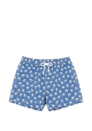 MC2 Saint Barth sumo-print drawstring swim shorts - Blue