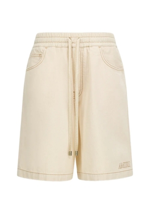 AMIRI drawstring denim shorts - Neutrals