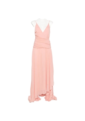 ARCINA ORI Delilah ruched asymmetric maxi dress - Pink