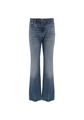 Haikure washed straight-leg jeans - Blue