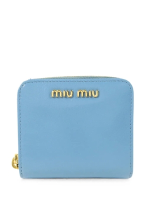 Miu Miu Pre-Owned compact bifold wallet - Blue